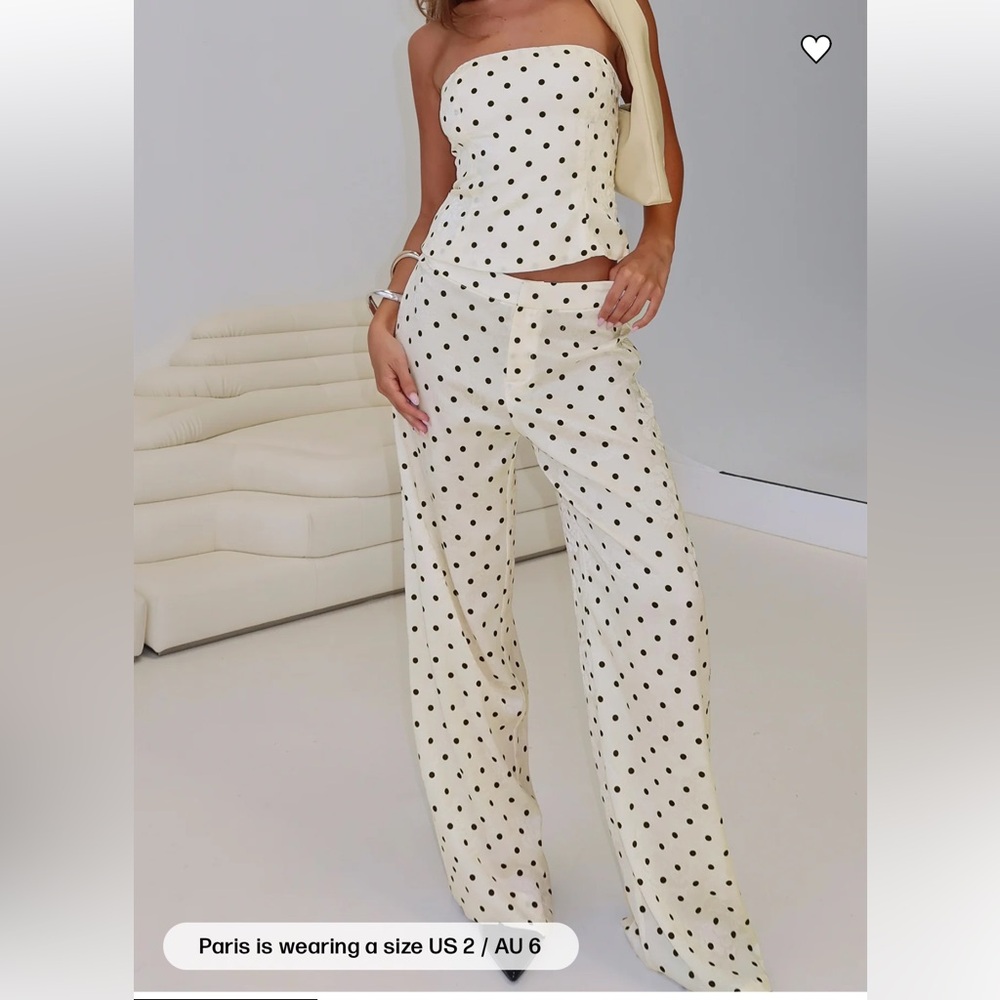 Princess Polly Polka Dot Set